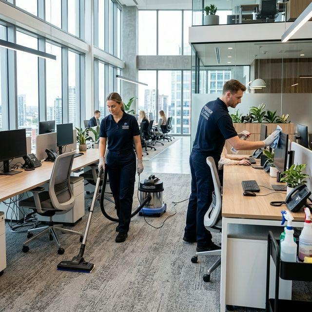 Commercial office and business premises cleaning in Los Angeles