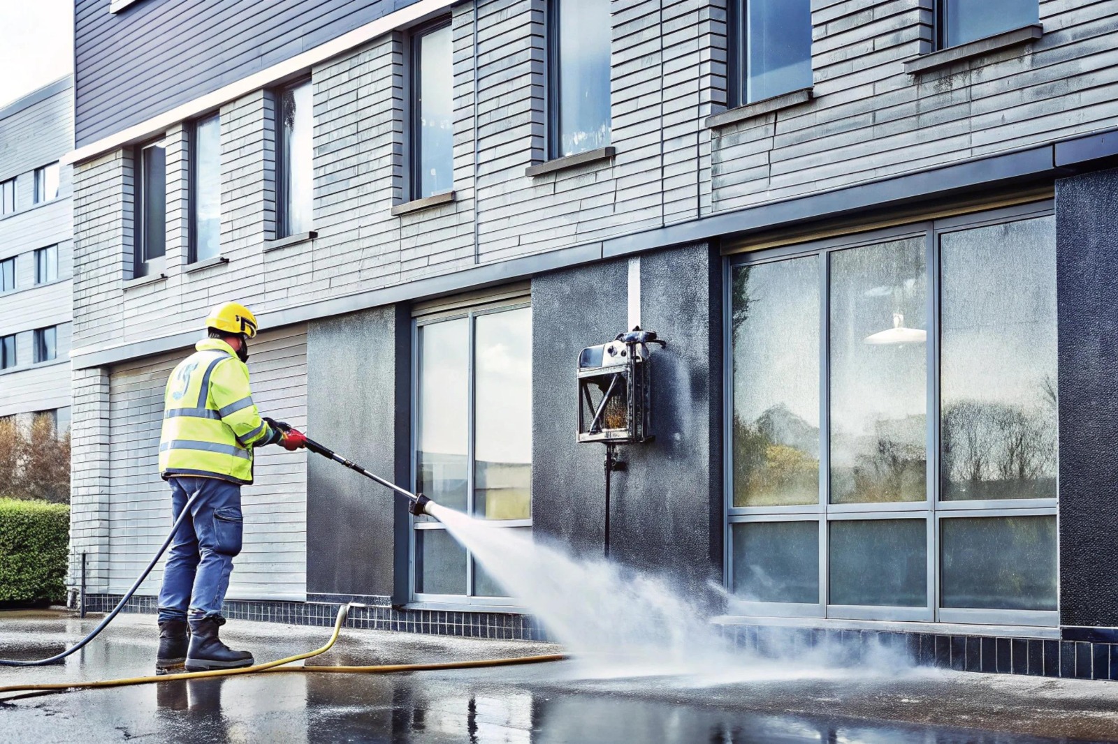 Commercial power washing service in Los Angeles