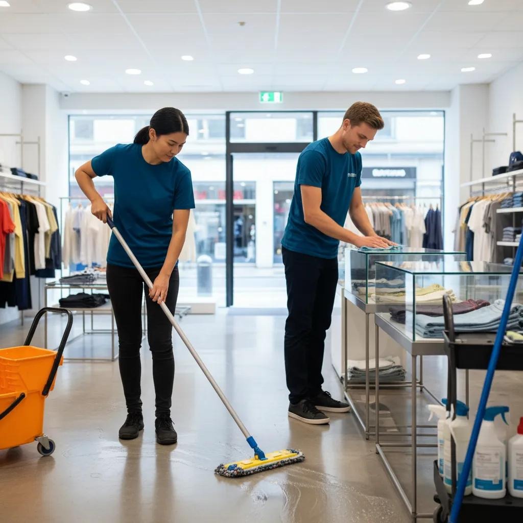 Retail store cleaning service in Los Angeles